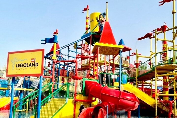 Splash into a world of fun at Legoland Water Park Dubai where colorful slides Lego-themed attractions and creative play areas create unforgettable memories for families of all ages.